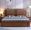 Bed with side table
