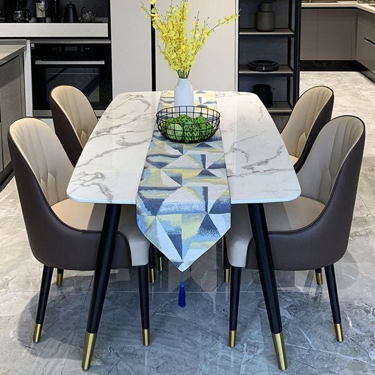 dining table with four chairs