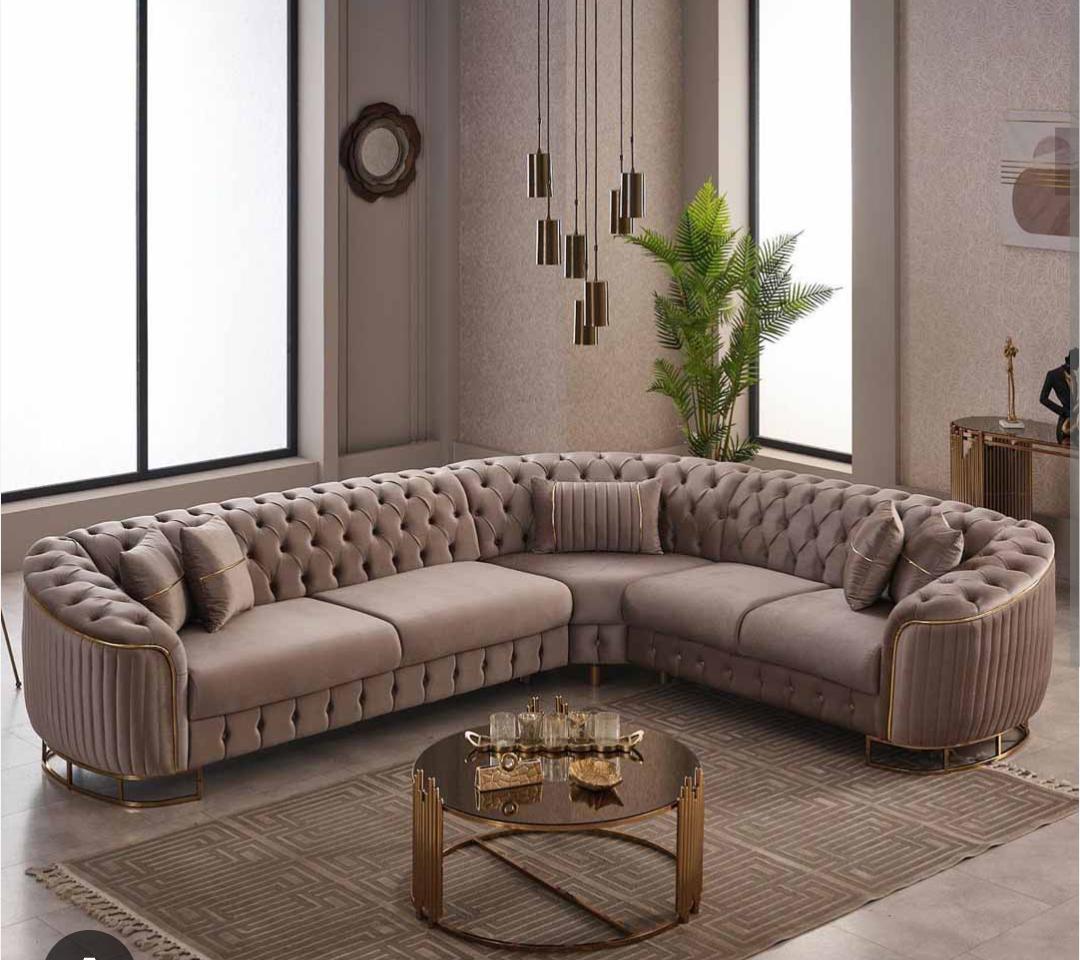 L Shape Sofa with Table